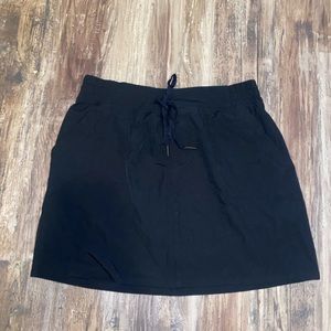 Black tennis skirt